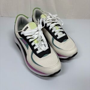 Puma Cruise Rider Sneakers Frosted Ivory Butterfly size 7.5‎ Style 388924